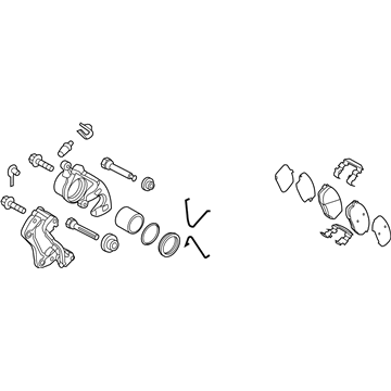2021 Kia Rio Brake Caliper - 58110H9600