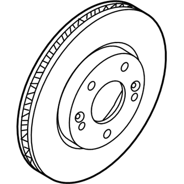 2018 Kia Rio Brake Disc - 51712H8500