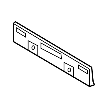 Kia 86519F6600 MOULDING-FRT BPR Lic