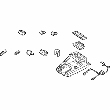 Kia 84606Q5TF0DD8 UPR Cover Assembly-Floor