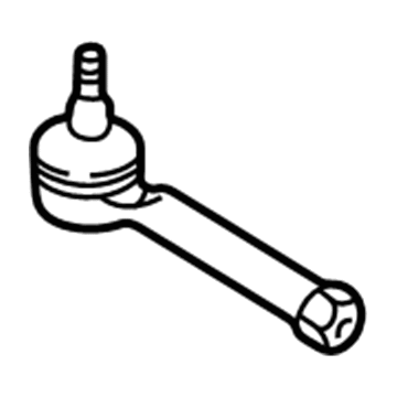 Kia 0K55232280 Tie Rod End Assembly,RH