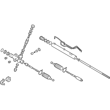 2004 Kia Sedona Rack And Pinion - 0K52Y32110D