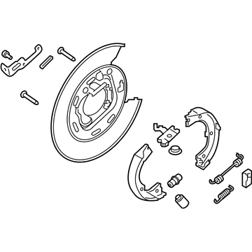 2019 Kia Sportage Parking Brake Shoe - 58250D3100