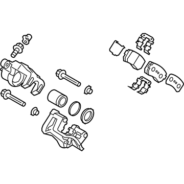 2020 Kia Sportage Brake Caliper Bracket - 58210D3700