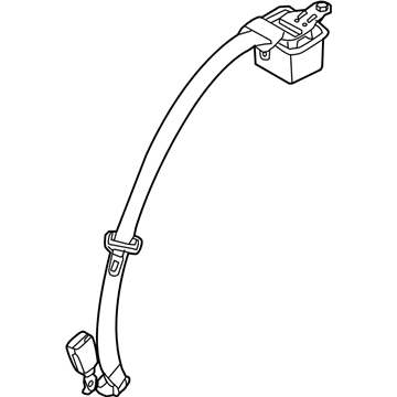 Kia 898503T510WK Rear Seat Belt Assembly Center