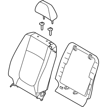 Kia 884042F160390 Back Assembly-Front Seat RH