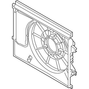 Kia 253502K600 SHROUD-Radiator