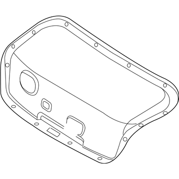 Kia 817503F500 Trim Assembly-Trunk Lid