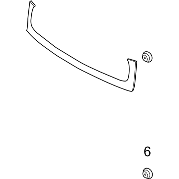 Kia 87310B2000 Garnish Assembly-Tail Gate