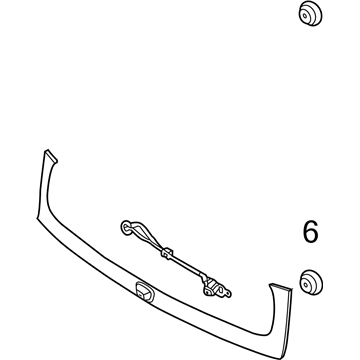 Kia 87310B2600 Garnish Assembly-Tail Gate