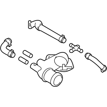 Kia K900 Thermostat Housing - 256703F400