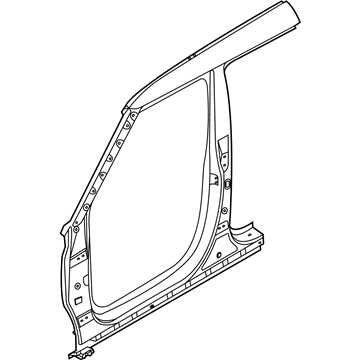 Kia 71120K0A00 Panel Assembly-Pillar Ou