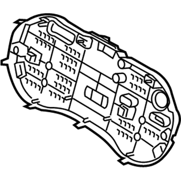 Kia 94365A7500 Case-Cluster Lower