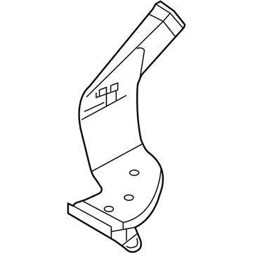 Kia 97370H9000 Duct-Rear Heating,RH