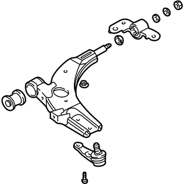 2002 Kia Spectra Control Arm - 0K2NA34300B