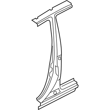 Kia 714013FB00 Pillar Assembly-Center Outer