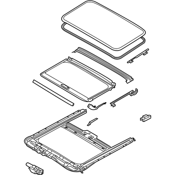 Kia 81600A7200ED Sunroof Assembly