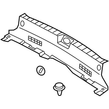 Kia 857702T000VA Trim-Transverse Rear