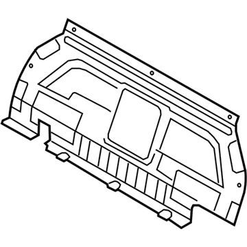 Kia 857204U000VA Panel Assembly-Luggage Partition