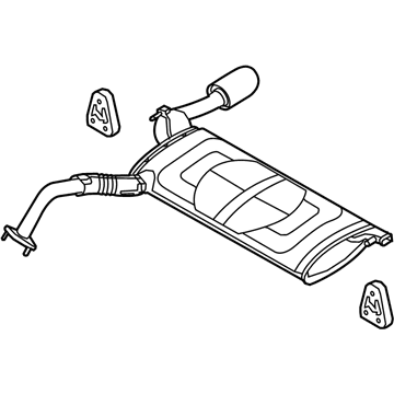 2016 Kia Forte Muffler - 28710A7770