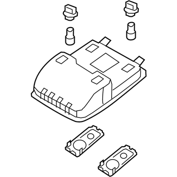 Kia 928002J000H9 Lamp Assembly-OVERHEADEAD Console