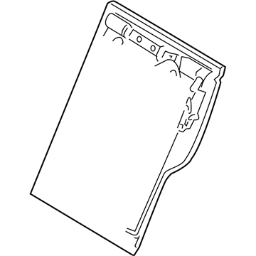 Kia 893101M900 Frame & Lock Assembly-Rear