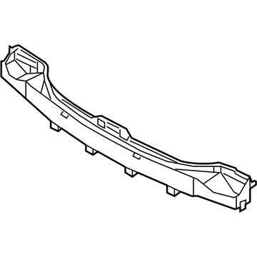 Kia 866311U000 Rail-Rear Bumper