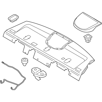 Kia 856103F09029 Trim Assembly-Package Tray