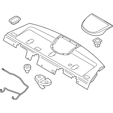 Kia 856103F09129 Trim Assembly-Package Tray