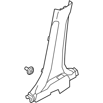 Kia 85835Q4000WK Trim Assembly-Ctr Pillar