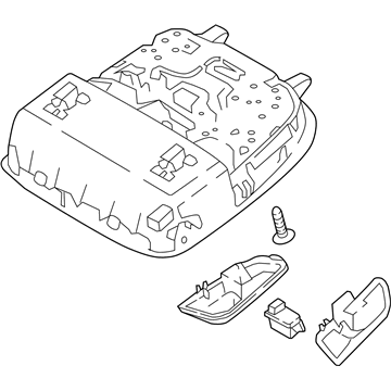 Kia 92800J5000CKL Lamp Assembly-Overhead Console