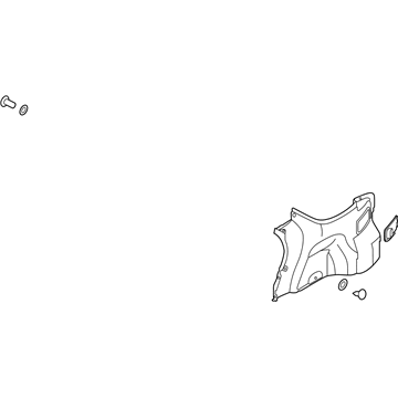 Kia 85730H9500WK Trim Assembly-Luggage Side