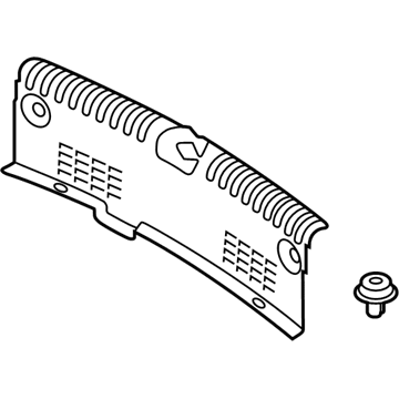 Kia 85770H9500WK Trim Assembly-Rear Transverse