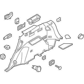 Kia 85740C6210WK Trim Assembly-Luggage Side