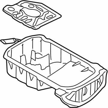 Kia 215102Y010 Pan Assembly-Engine Oil