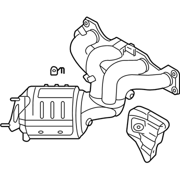 Kia Rondo Catalytic Converter - 2850025450