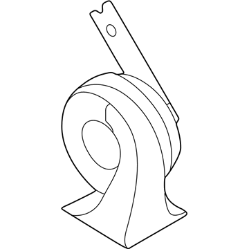 Kia 966104U000 Horn Assembly-Low Pitch