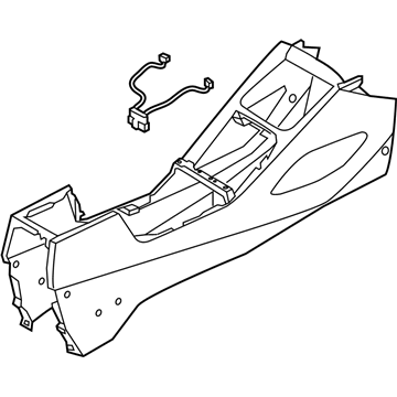 Kia Forte Koup Center Console Base - 84611A7000DFR