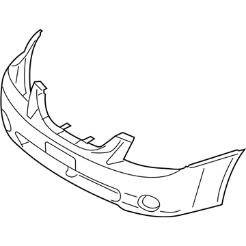 Kia 865112F000 Front Bumper Cover