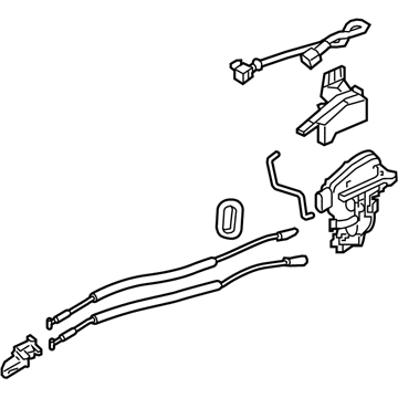 Kia 81310G5510 Front Door Latch Assembly