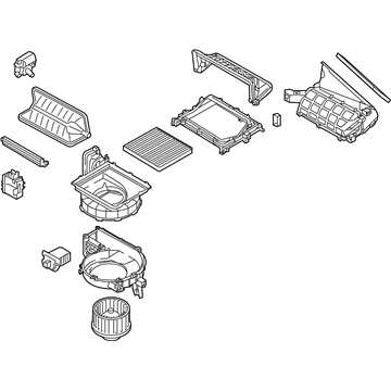 Kia Cadenza Blower Motor - 97207F6AB0