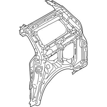 Kia 71602A9100 Panel Assembly-Quarter Inner