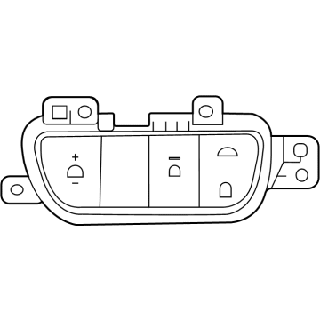 Kia 93700Q5040CDD Switch Assembly-Side CRA