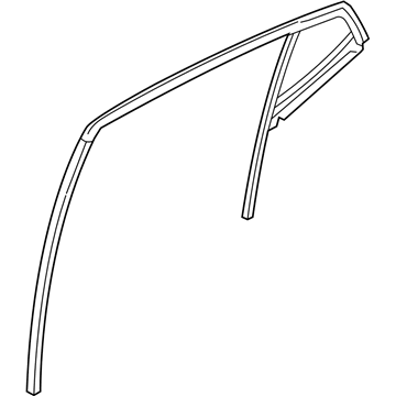 thumbnail image 2 of Passenger Side Right Rear Door Window Glass – For 2011-2015 Kia Optima Sedan 2 of 6
