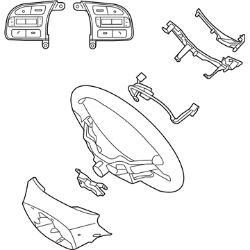 Kia 56100G5700DX3 Steering Wheel Assembly