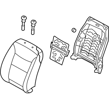 Kia 883011U861LAC Back Assembly-Front Seat Driver