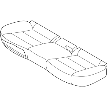 Kia 89100M6400B5H Cushion Assembly-Rr Seat