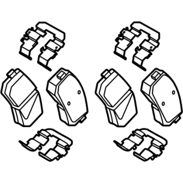 2022 Kia Seltos Brake Pad Set - 58302J9A00