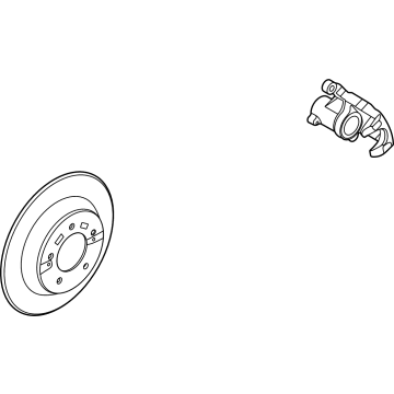 2022 Kia Seltos Brake Disc - 58411J9500