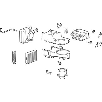 Kia 9760138050 EVAPORATOR & Blower